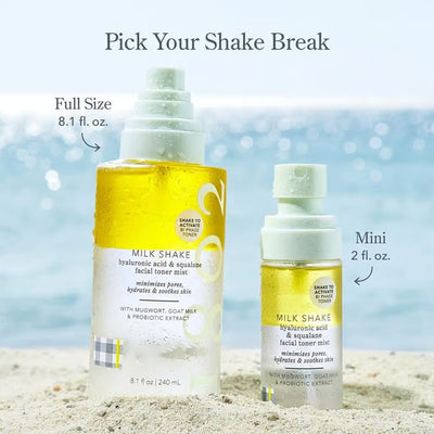 MilkShake Bi-Phase Toner Mist – Hydrating Goat Milk + Hyaluronic Acid – 50% OFF