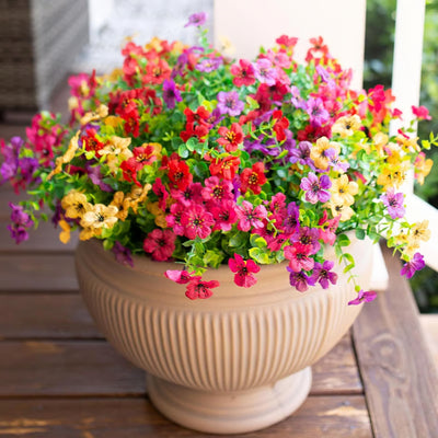 Exquisite UV Resistant Colorful Artificial Flowers