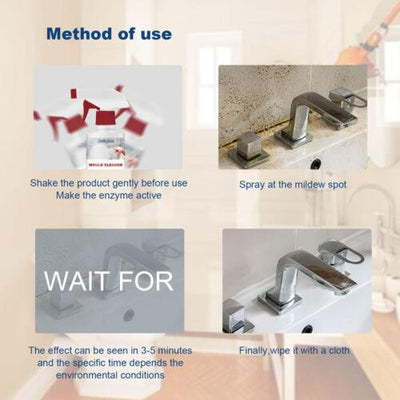The MoldEnder Foam - Erase Mold Stains, No Scrubbing - 1+1 FREE
