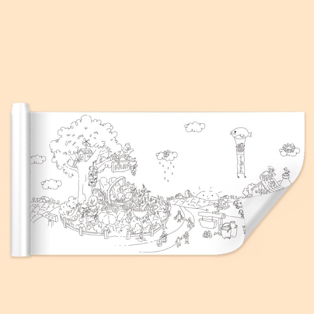 The WonderWall Drawing Roll - Screen-Free Fun, Mess-Free Walls + 50% OFF