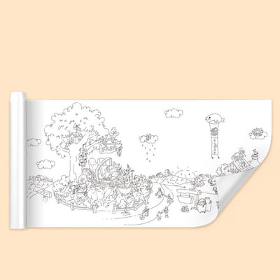 The WonderWall Drawing Roll - Screen-Free Fun, Mess-Free Walls + 50% OFF