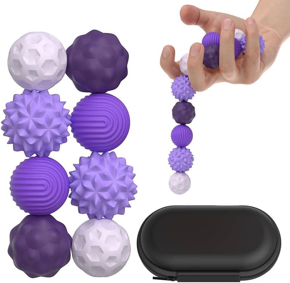 MagZen Orbs Magnetic Sensory Fidget Ball Set - Stress Relief Toy for Adults & Kids - 50% OFF