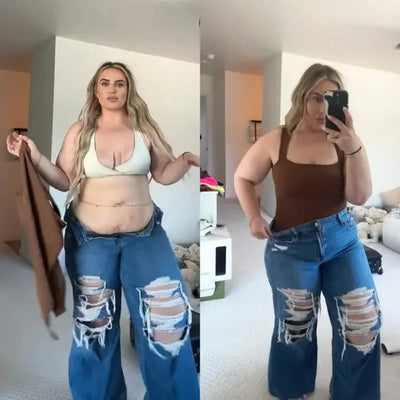 Tummy Control Tank Bodysuit - Seamless Shapewear with Built-In Bra Support - 50% OFF