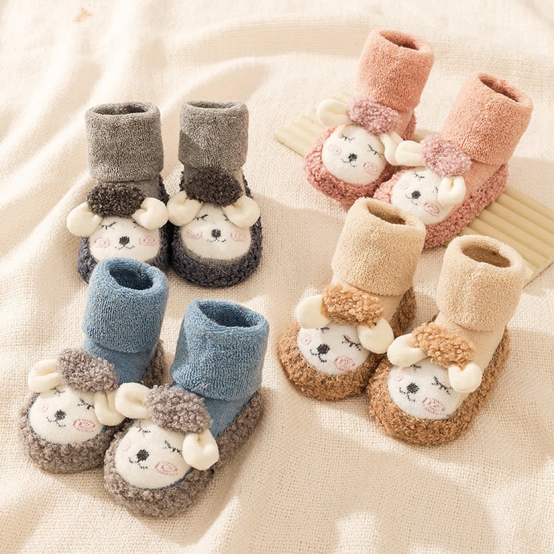 Baby Cartoon Plush Cotton Toddler Shoes – Keep Little Feet Warm, Safe & Adorable – 50% OFF