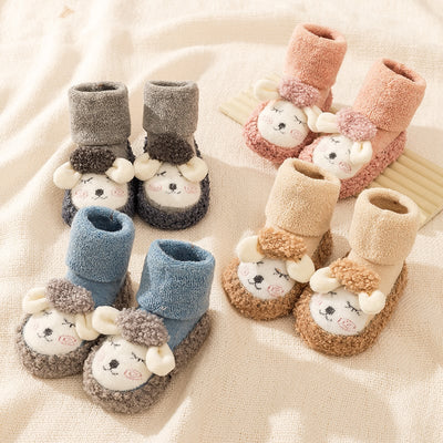 Baby Cartoon Plush Cotton Toddler Shoes – Keep Little Feet Warm, Safe & Adorable – 50% OFF