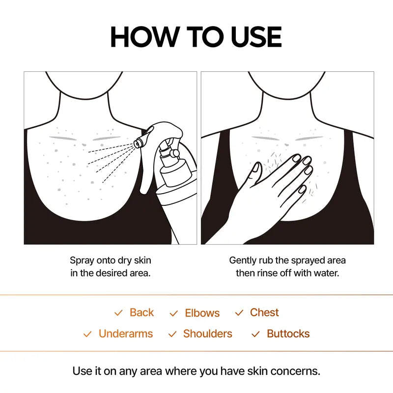The Radiance Peel Spray - Smooth Bumps, Instant Glow + 50% OFF