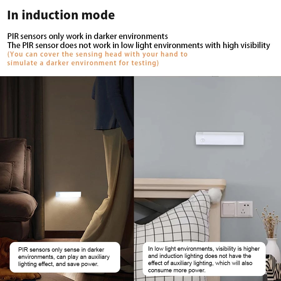 GlowMate Motion Sensor LED Light – Illuminate Your Space Effortlessly - 50% OFF