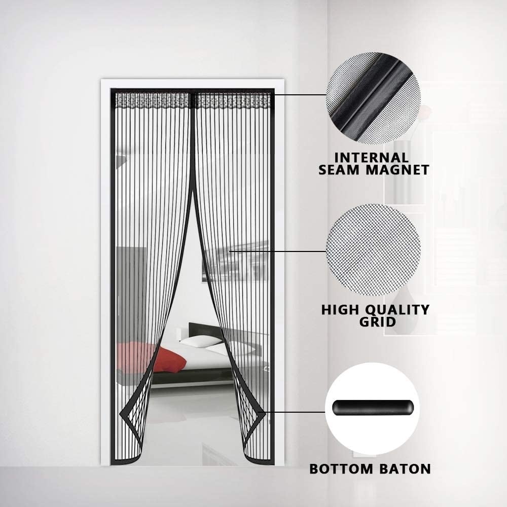 MagnaBreeze Hands-Free Magnetic Screen Door – Let Fresh Air In, Keep Bugs Out - 50% OFF