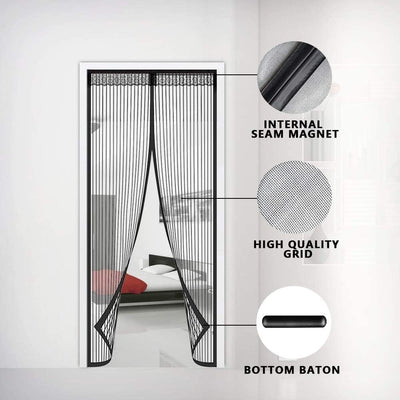 MagnaBreeze Hands-Free Magnetic Screen Door – Let Fresh Air In, Keep Bugs Out - 50% OFF