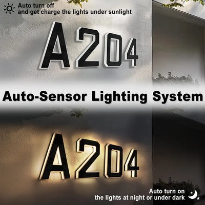 The SolarGlow Address Sign - Be Seen, Be Safe +50% OFF