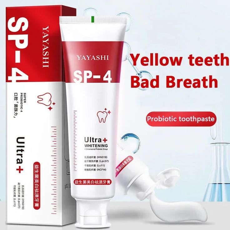 SP-4 Whitening Toothpaste – Gentle Daily Formula Stain Removal - 50% OFF