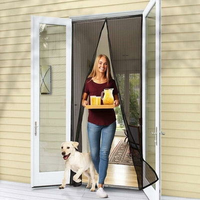 MagnaBreeze Hands-Free Magnetic Screen Door – Let Fresh Air In, Keep Bugs Out - 50% OFF