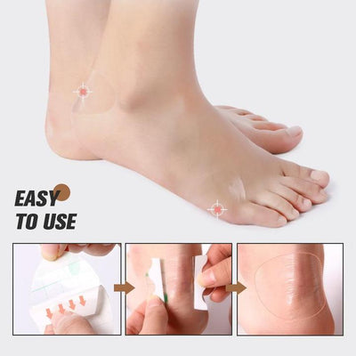 Self-adhesive Invisible Heel Anti-wear Sticker -  Waterproof & Breathable - 1+1 FREE