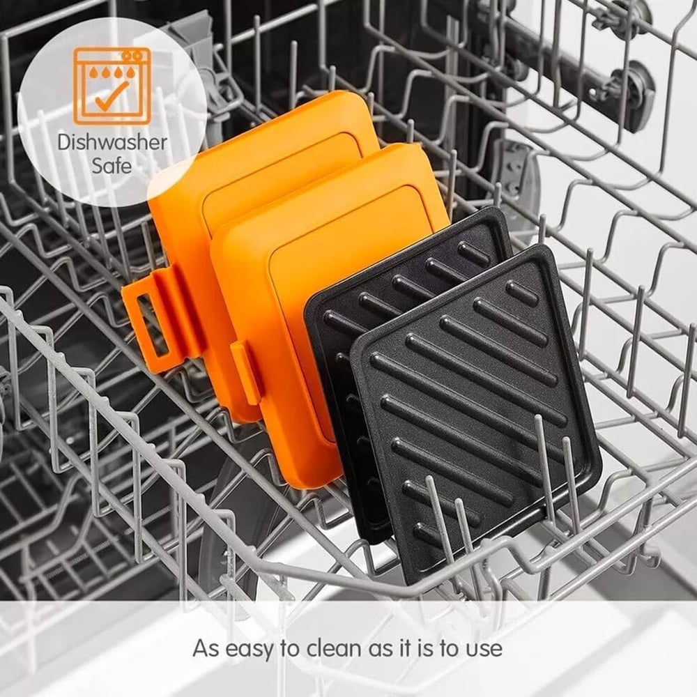 Microwave Toastie Sandwich Maker - Crispy Toasties in Minutes - 50% OFF