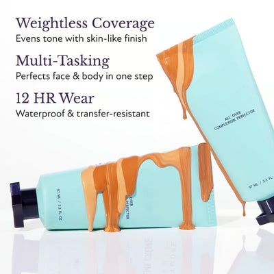 DermaGlow All-in-One Skin Perfecting Cream – Waterproof Body & Face Foundation - 50% OFF