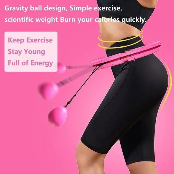 The Smart Fit Hoop - The Hula Hoop That Won't Fall + 50% OFF