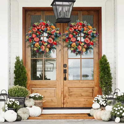 The Farmhouse Pumpkin Wreath - A Perfect Fall Welcome + 50% OFF