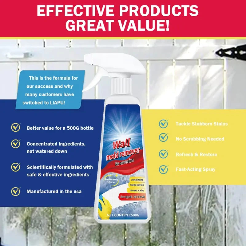 The MoldErase Spray - A Mold-Free Home, No Scrubbing + 50% OFF