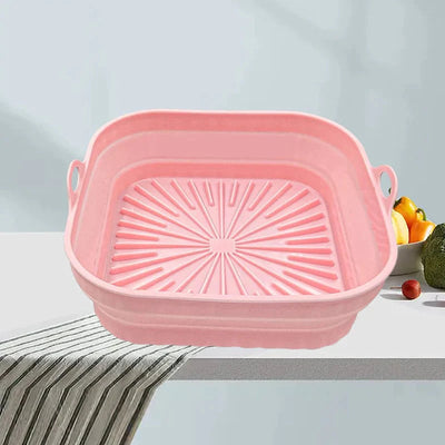 The AirCrisp Silicone Pan - Never Scrub Your Air Fryer Again - 1+1 FREE