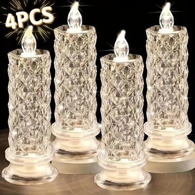 The CrystalGlitter Candle - A Dazzling, Color-Changing Glow + 50% OFF