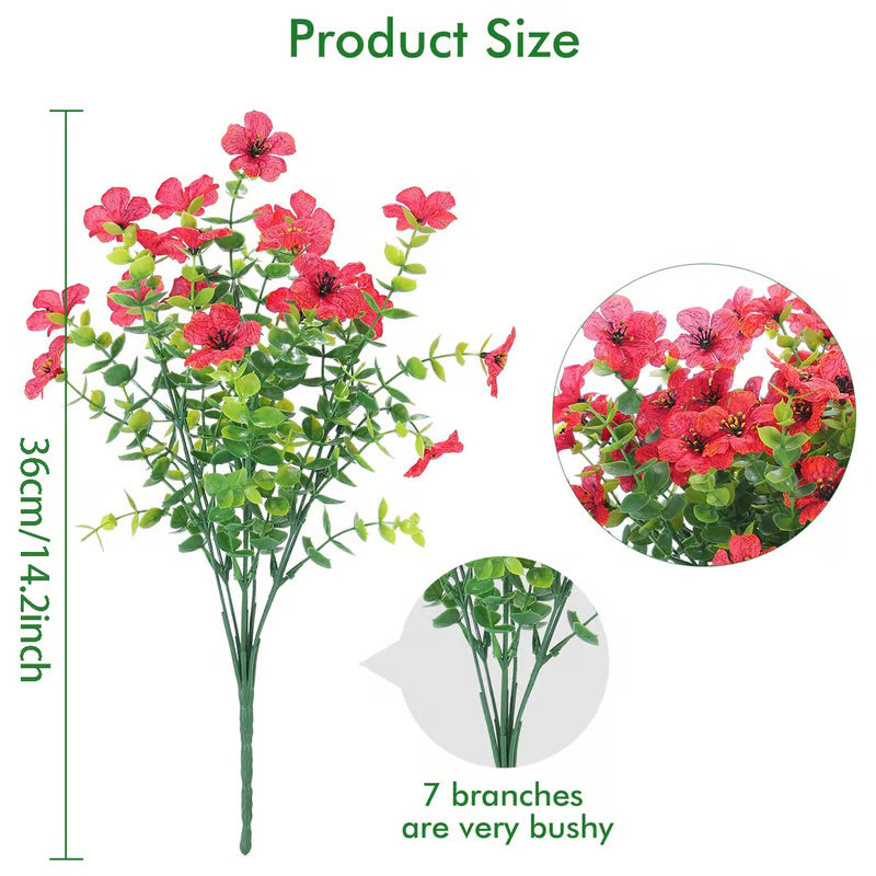 Exquisite UV Resistant Colorful Artificial Flowers