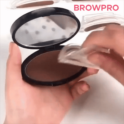 OnePress Brow Stamp Kit – Instant Full Brows Waterproof Reusable Shaping Stencils - 50% OFF