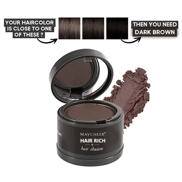RootEase Touch-Up Powder - Water-Resistant Hairline & Root Concealer - 50% OFF