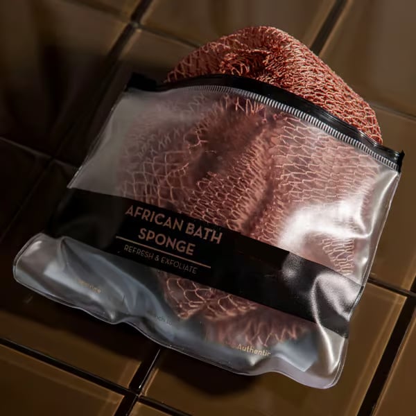 African Exfoliating Net Sponge -  Deep Body Scrubber for Radiant, Smooth Skin - 1+1 FREE