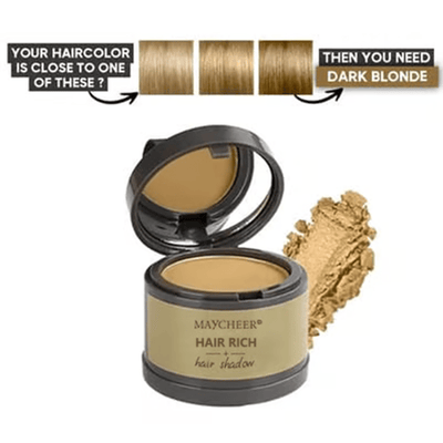 RootEase Touch-Up Powder - Water-Resistant Hairline & Root Concealer - 50% OFF