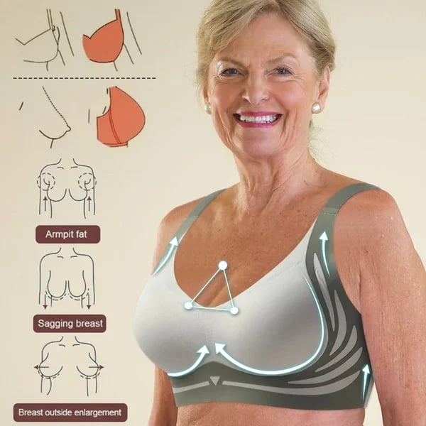 Super Gather Bra – Wireless Push-up Bra for Lift, Shape & All-Day Comfort - 1+2 FREE