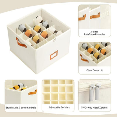 Fabric Shoe Organizer Box – Keep Your Shoes Neat, Clean & Dust-Free – 50% OFF
