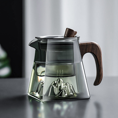 ZenFlow Glass Teapot – Elegant Brewing, Meditative Moments - 50% OFF