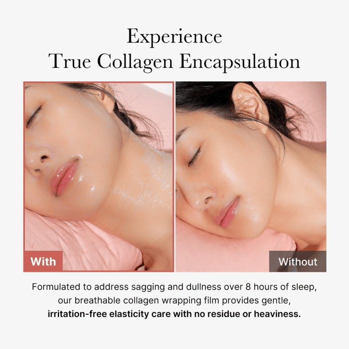 Quia Collagen Wrapping Mask - Wake Up To Glass Skin. + 50% OFF