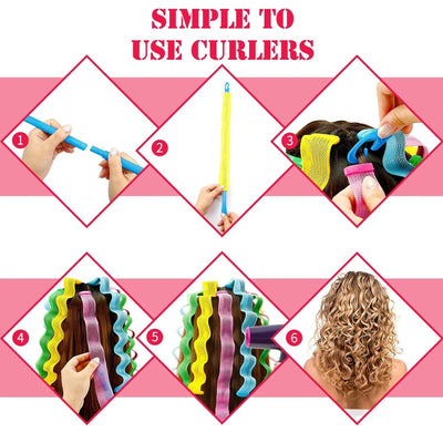The CurlSerene Ribbons - Perfect Curls, No Heat Damage + 50% OFF