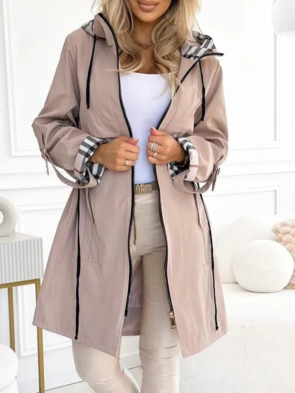 The Wanderer Plaid Coat - Chic Comfort, Cinch Your Style + 50% OFF