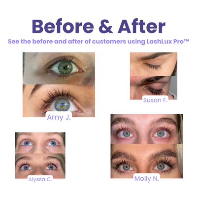 The LashLux Pro Serum - Longer Lashes in 7 Days + 1+1 FREE