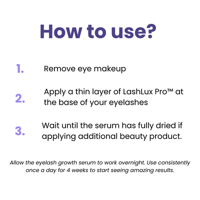 The LashLux Pro Serum - Longer Lashes in 7 Days + 1+1 FREE