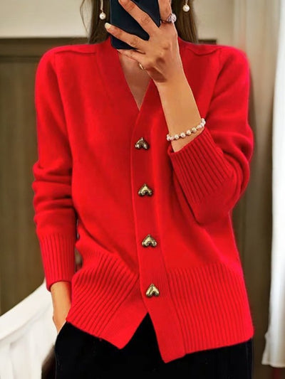 The Winter-Luxe Cardigan - Your Chic Armor Against the Cold  - 50% OFF