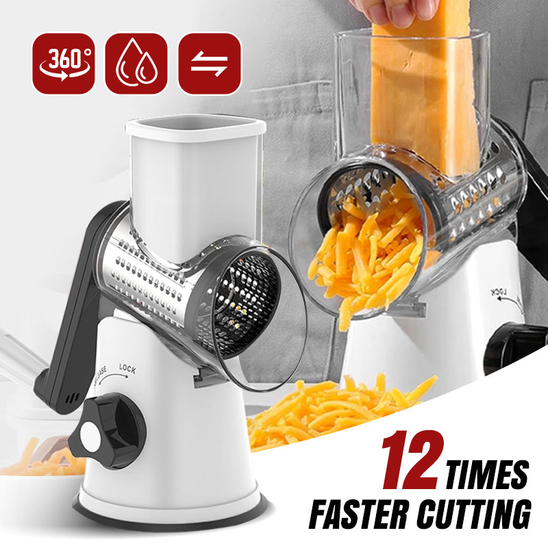 SwiftSlice Rotary Grater - Your 12x Faster Kitchen Helper - 50% OFF