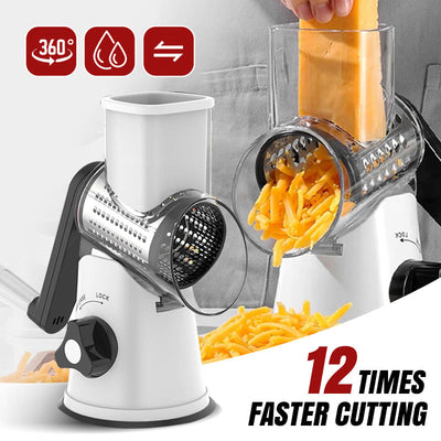SwiftSlice Rotary Grater - Your 12x Faster Kitchen Helper - 50% OFF