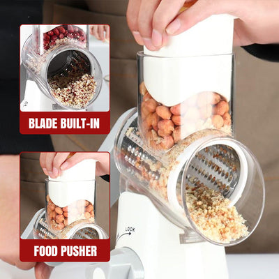 SwiftSlice Rotary Grater - Your 12x Faster Kitchen Helper - 50% OFF