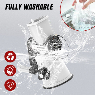 SwiftSlice Rotary Grater - Your 12x Faster Kitchen Helper - 50% OFF