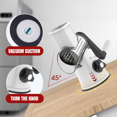 SwiftSlice Rotary Grater - Your 12x Faster Kitchen Helper - 50% OFF