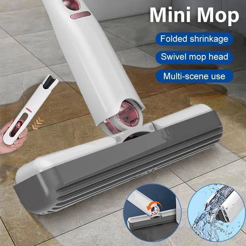 The SwiftClean Mini Mop - Effortless Cleaning in One Hand + 50% OFF