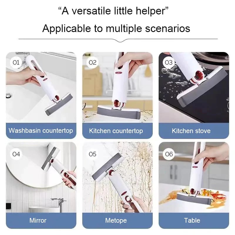 The SwiftClean Mini Mop - Effortless Cleaning in One Hand + 50% OFF