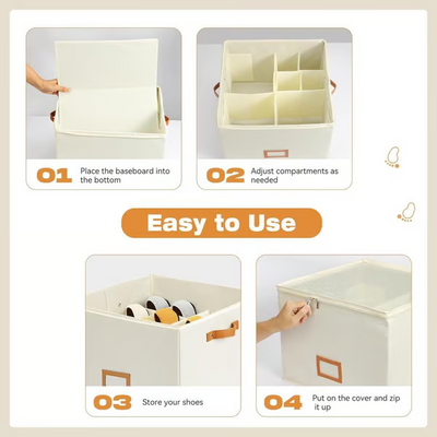 The TidyCloset Shoe Organizer - End Shoe Clutter Forever + 50% OFF